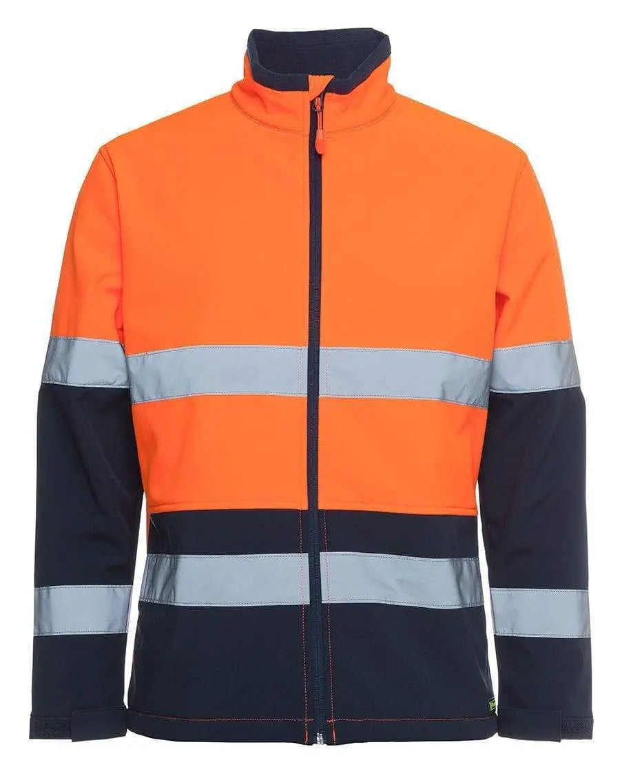 JB'S Hi-Vis Water Resistant Softshell Jacket 6DWJ Metro Workwear.
